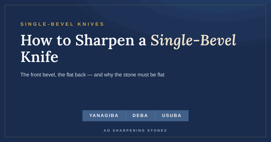 How to Sharpen a Single-Bevel Japanese Knife (Yanagiba & Deba)
