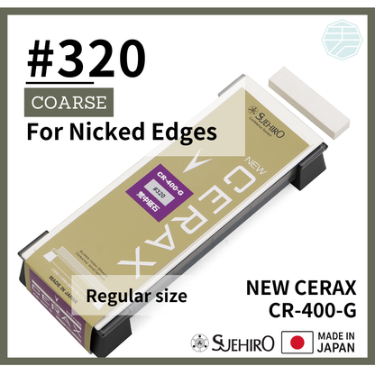 SUEHIRO NEW CERAX Whetstone | With Base (Size1 – Regular Size) — Coarse to Super Fine