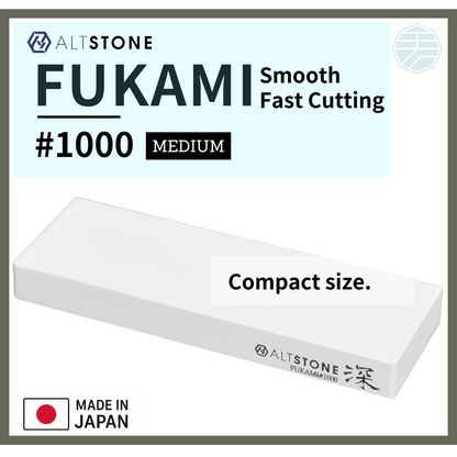 ALTSTONE FUKAMI Whetstone Sharpening stone without Nagura | Compact size | from JAPAN