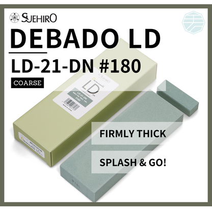 SUEHIRO DEBADO LD-21-DN Coarse #180 Ceramic Sharpening Stone Whetstone | Ships free | from USA